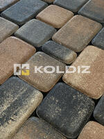  Тротуарная плитка Koldiz Старый город 50 мм Оникс Коричневый: внешний вид